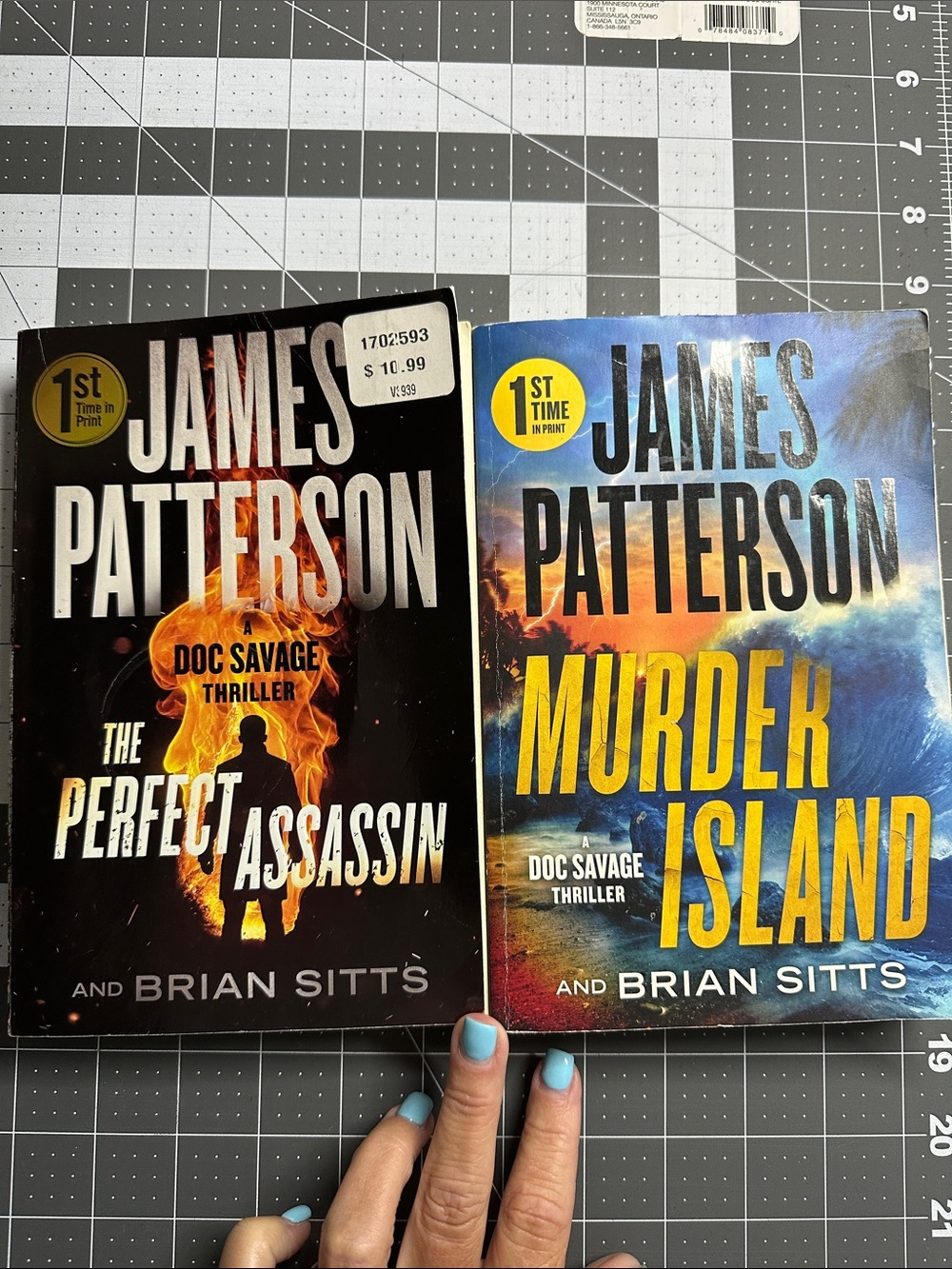 James Patterson- 2 book bundle Doc Savage Thrillers. Used